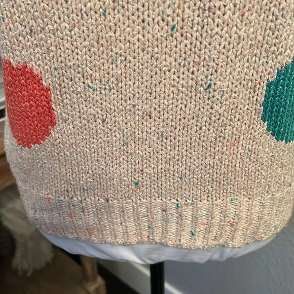 Patsy's Place Vintage Polka Dot Sweater Size Medium - Picture 3 of 7